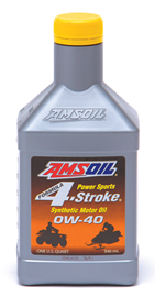 synthetic 0w-40 4-stroke oil - quart bottle